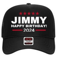 Happy Birthday President Jimmy Carter 1976 Trending America High Crown Mesh Back Trucker Hat