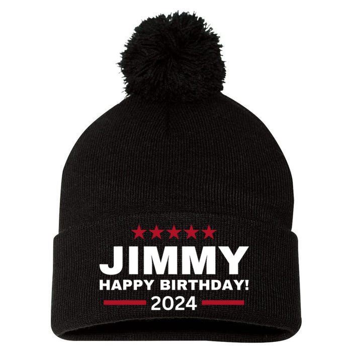 Happy Birthday President Jimmy Carter 1976 Trending America Pom Pom 12in Knit Beanie