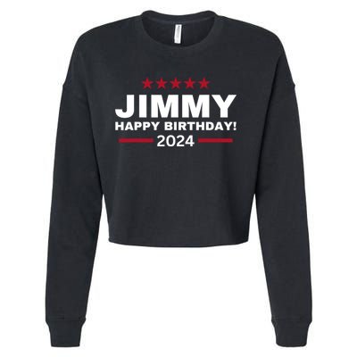 Happy Birthday President Jimmy Carter 1976 Trending America Cropped Pullover Crew