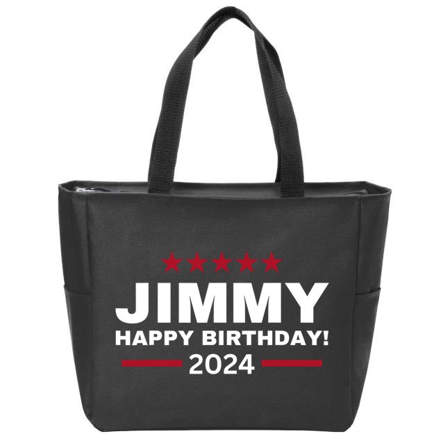 Happy Birthday President Jimmy Carter 1976 Trending America Zip Tote Bag