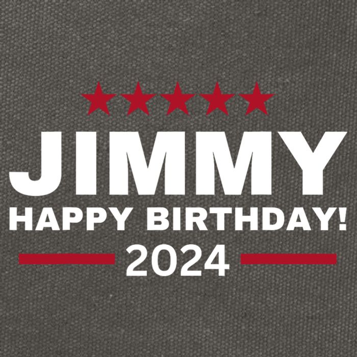Happy Birthday President Jimmy Carter 1976 Trending America Cotton Canvas Backpack