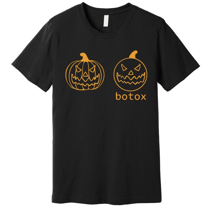 Halloween Botox Pumpkin Funny Premium T-Shirt