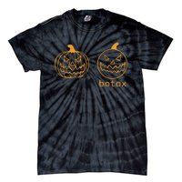 Halloween Botox Pumpkin Funny Tie-Dye T-Shirt