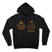 Halloween Botox Pumpkin Funny Tall Hoodie