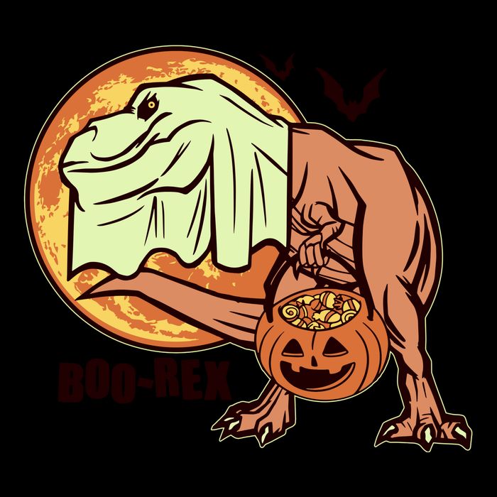 Halloween Boo Rex Trex Dinosaur Ghost Mug