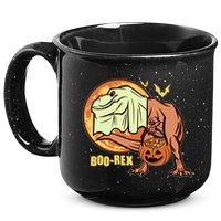 Halloween Boo Rex Trex Dinosaur Ghost 15oz Campfire Ceramic Mug