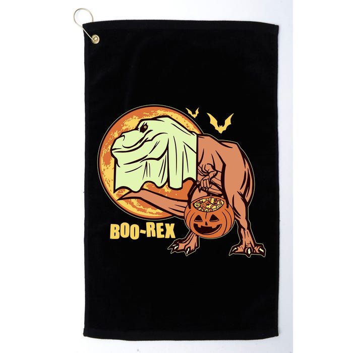 Halloween Boo Rex Trex Dinosaur Ghost Golf Towel