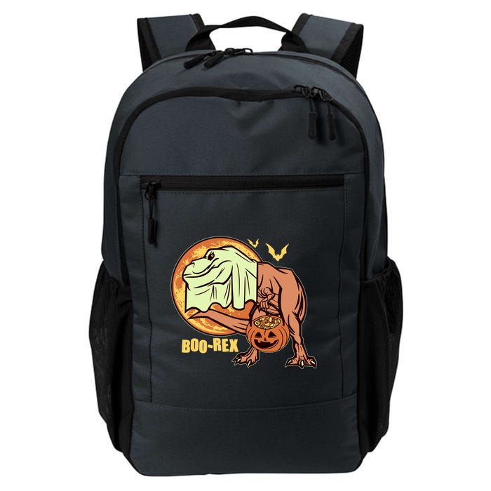 Halloween Boo Rex Trex Dinosaur Ghost Backpack