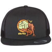 Halloween Boo Rex Trex Dinosaur Ghost Flatbill Hat