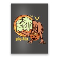 Halloween Boo Rex Trex Dinosaur Ghost Poster