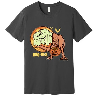 Halloween Boo Rex Trex Dinosaur Ghost Premium T-Shirt