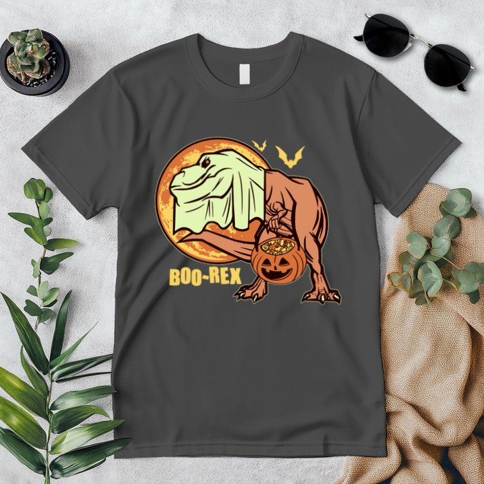 Halloween Boo Rex Trex Dinosaur Ghost Premium T-Shirt