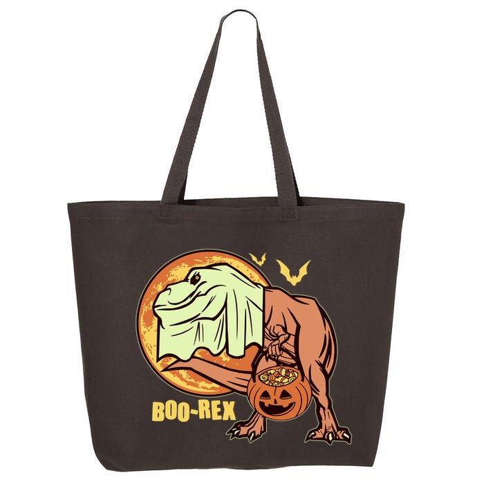 Halloween Boo Rex Trex Dinosaur Ghost 25L Jumbo Tote