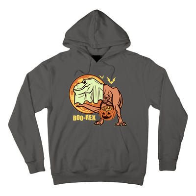 Halloween Boo Rex Trex Dinosaur Ghost Tall Hoodie