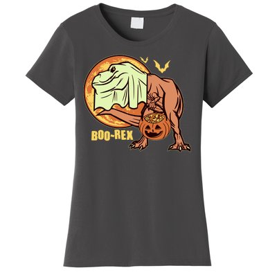 Halloween Boo Rex Trex Dinosaur Ghost Women's T-Shirt