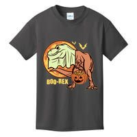 Halloween Boo Rex Trex Dinosaur Ghost Kids T-Shirt