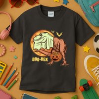 Halloween Boo Rex Trex Dinosaur Ghost Kids T-Shirt