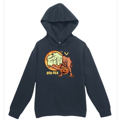 Halloween Boo Rex Trex Dinosaur Ghost Urban Pullover Hoodie