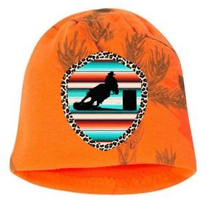 Horse Barrel Racing Serape Leopard Pattern Rodeo Cowgirl Kati - Camo Knit Beanie