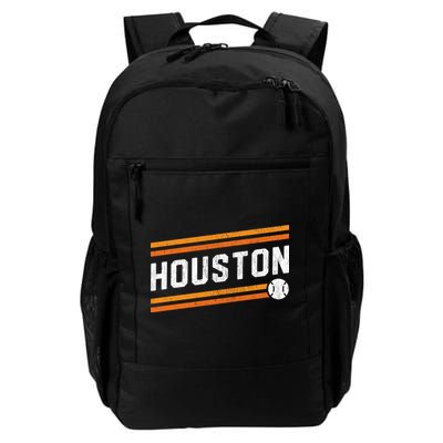 Houston Baseball Retro Vintage Backpack