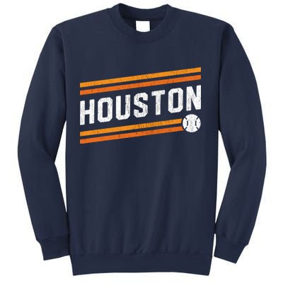 Houston Baseball Retro Vintage Sweatshirt