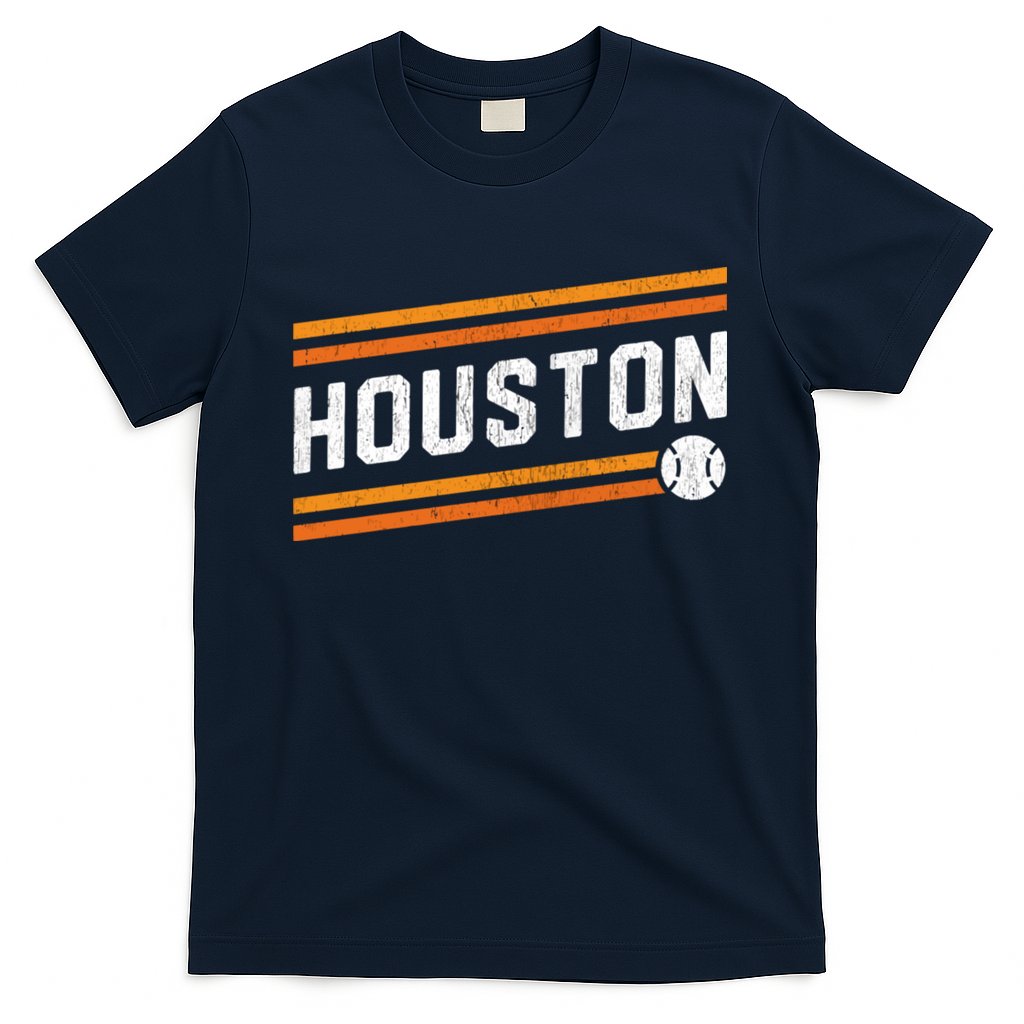 Houston Baseball Retro Vintage T-Shirt