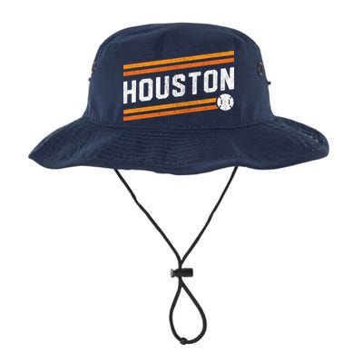 Houston Baseball Retro Vintage Bucket Hat
