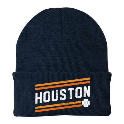 Houston Baseball Retro Vintage Beanie