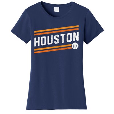 Houston Baseball Retro Vintage Women's T-Shirt