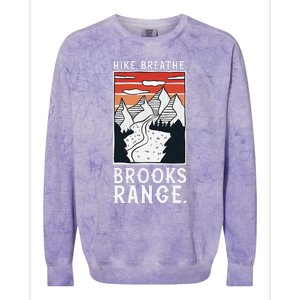 Hiking Brooks Range Colorblast Crewneck Sweatshirt