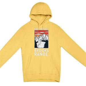 Hiking Brooks Range Premium Pullover Hoodie