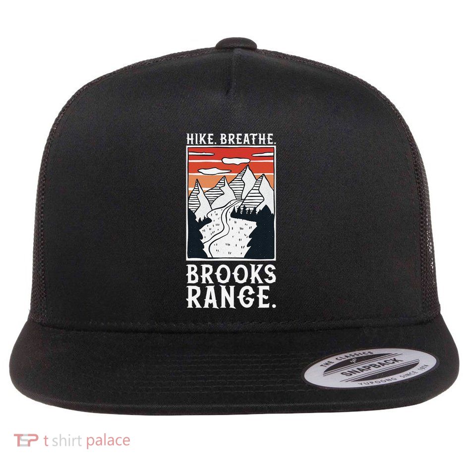 Hiking Brooks Range Flat Bill Trucker Hat
