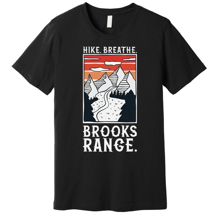 Hiking Brooks Range Premium T-Shirt