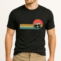 Honey Badger Retro Style Wild Animal Lover Zookeeper Performance Shirt