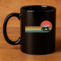 Honey Badger Retro Style Wild Animal Lover Zookeeper 11oz C Handle Ceramic Mug