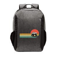 Honey Badger Retro Style Wild Animal Lover Zookeeper Vector Backpack