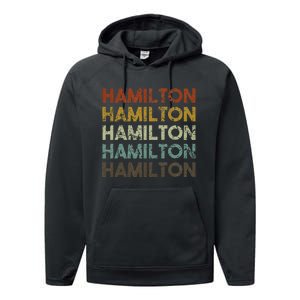 Hamilton Bermuda Retro Style Performance Fleece Hoodie