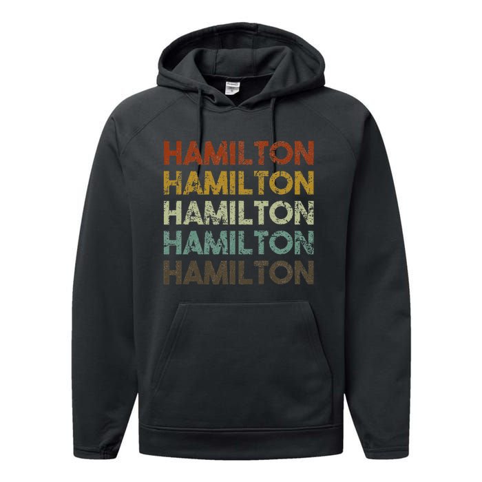 Hamilton Bermuda Retro Style Performance Fleece Hoodie