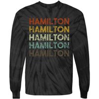 Hamilton Bermuda Retro Style Tie-Dye Long Sleeve Shirt