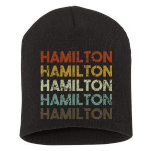 Hamilton Bermuda Retro Style Short Acrylic Beanie