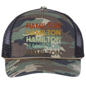 Hamilton Bermuda Retro Style Retro Rope Trucker Hat Cap