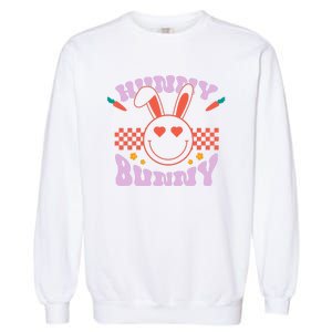 Hunny Bunny Retro Easter Holiday Garment-Dyed Sweatshirt