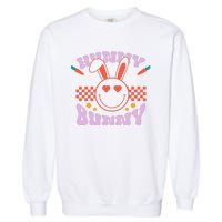 Hunny Bunny Retro Easter Holiday Garment-Dyed Sweatshirt