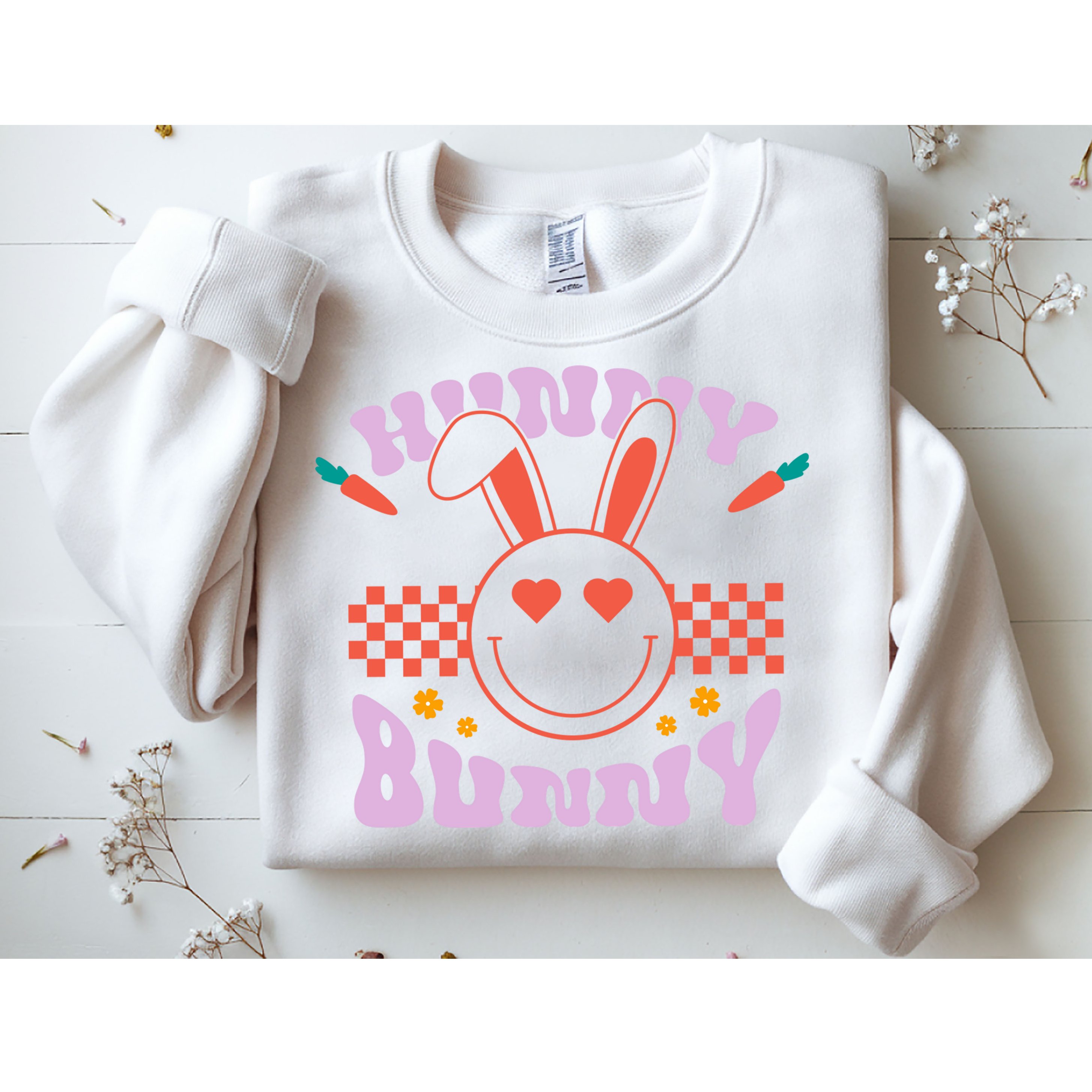 Hunny Bunny Retro Easter Holiday Sweatshirt