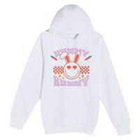 Hunny Bunny Retro Easter Holiday Premium Pullover Hoodie