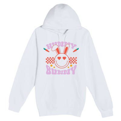 Hunny Bunny Retro Easter Holiday Premium Pullover Hoodie