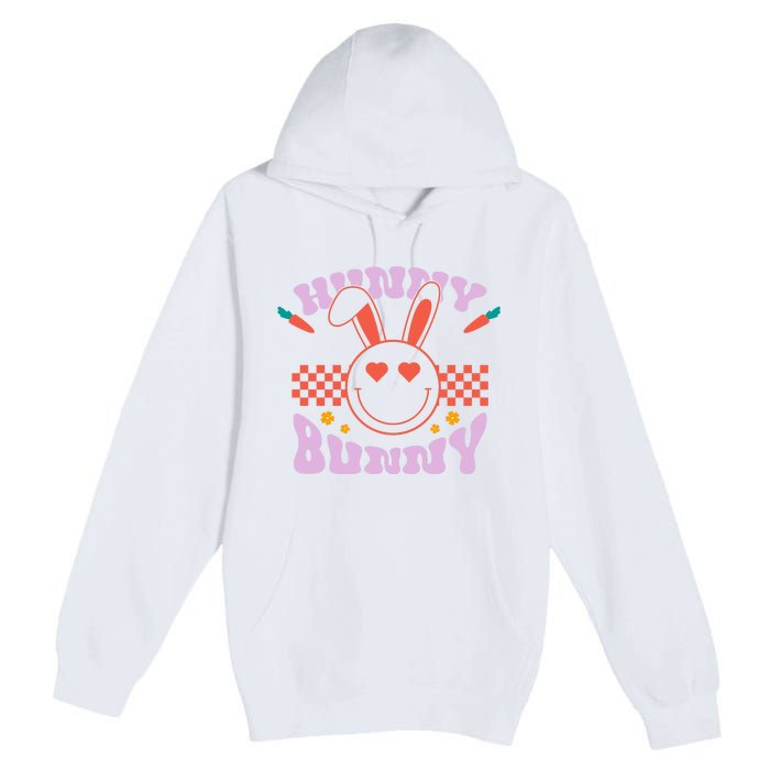 Hunny Bunny Retro Easter Holiday Premium Pullover Hoodie