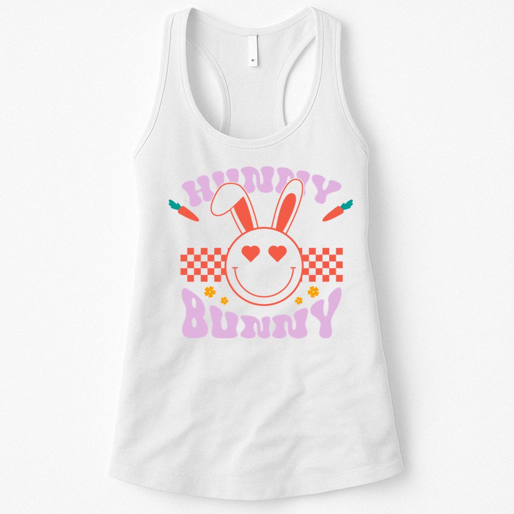 Hunny Bunny Retro Easter Holiday Womens Tank Top