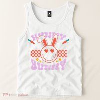 Hunny Bunny Retro Easter Holiday Tank Top
