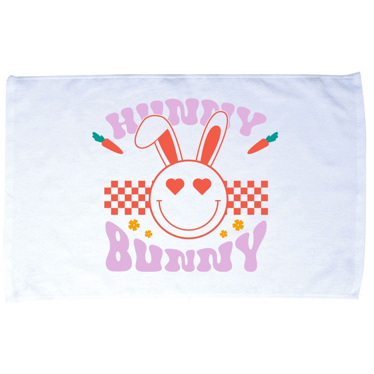 Hunny Bunny Retro Easter Holiday Microfiber Hand Towel